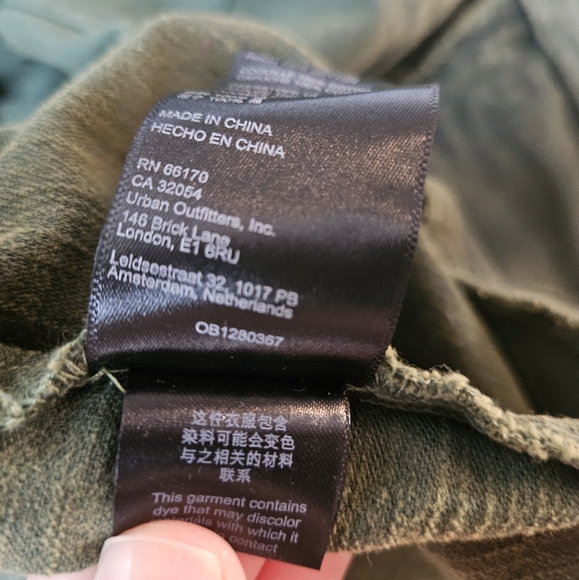 NWOT Free People Nocturne Oversized Parka Jacket, Green, Aged Pine, Sz Small - Picture 12 of 13